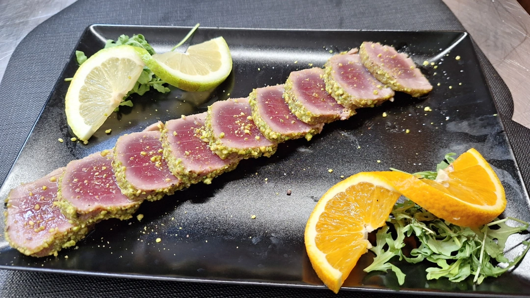 Tagliata al Pistacchio